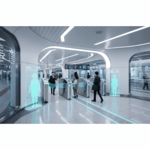 NECが未来の駅を変える！ゲートレス顔認証改札と生成AIアバターが鉄道DXを加速